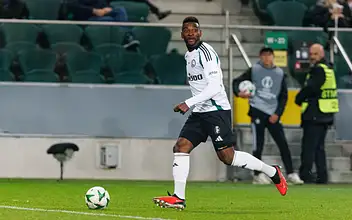 Nsame o murawie po meczu Legii z Radomiakiem