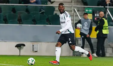 Nsame o murawie po meczu Legii z Radomiakiem